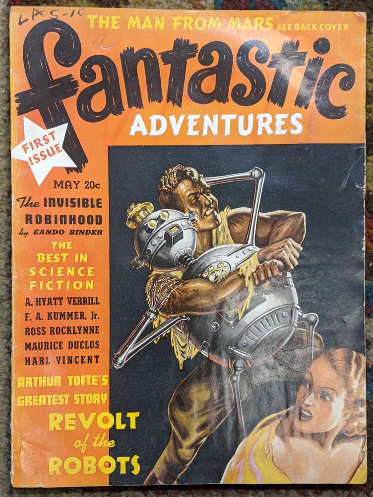 Item #1000p Fantastic Adventures, May 1939. B. G. Davis.