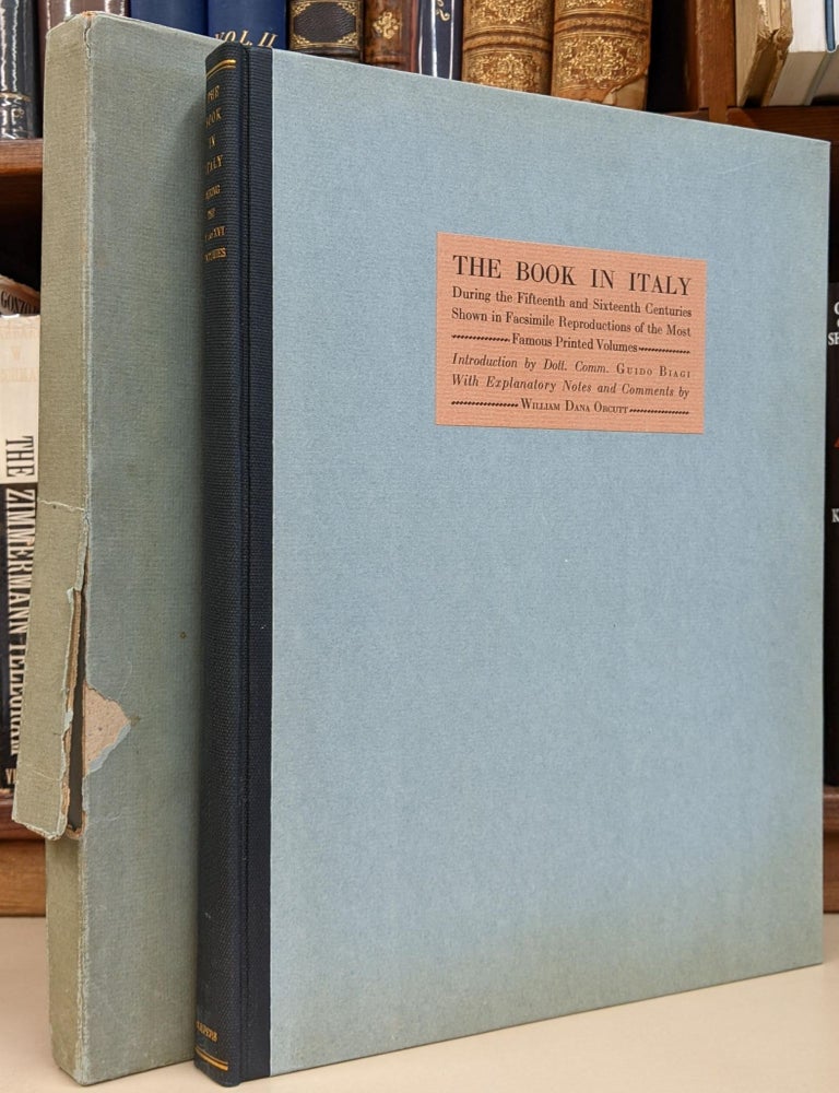 The Book in Italy: During the Fifteenth and Sixteenth Centuries Shown ...