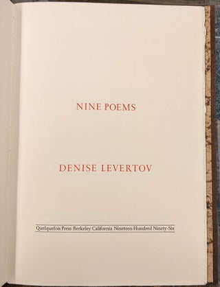 Nine Poems