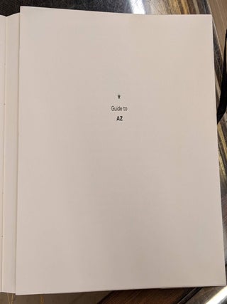 An Alphabetical Guide to the Letters at AZ