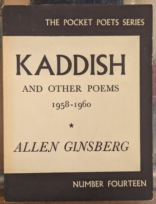 Item #100737 Kaddish and Other Poems 1958-1960. Allen Ginsberg
