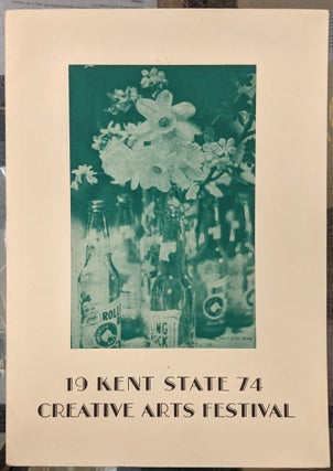 Item #1011b 1974 Kent State Creative Arts Festival. Joanne Kyger, Jennifer Dunbar, Joel...