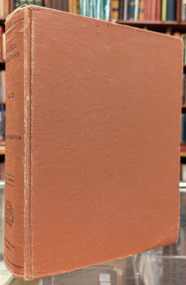 Item #101440 The Ayodhyakanda< The Second Book of the Valmiki Ramayana, The National Book if India. P L. Vaidya.