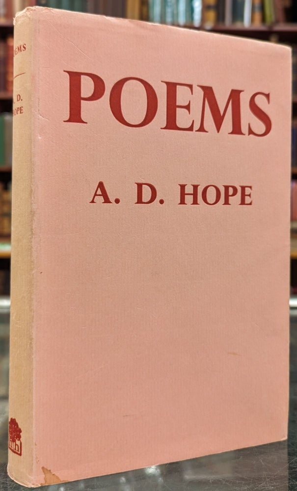 Item #101723 Poems. A D. Hope.
