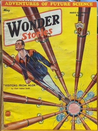 Item #1017p Wonder Stories, May 1933. Hugo Gernsback