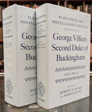 Item #101824 Plays, Poems, and Miscellaneous Writings Associated with George Villiers Second Duke...