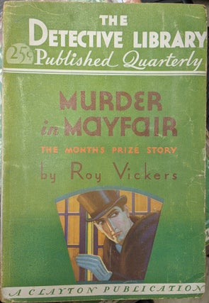 Item #1020p Murder in Mayfair (The Detective Library). Roy Vickers