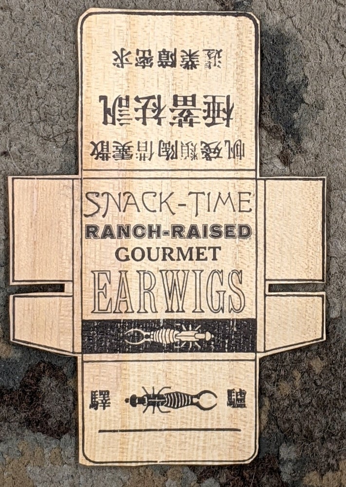 Item #1021b Snack-Time Ranch-Raised Gourmet Earwigs. Zephyrus Image.
