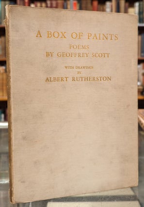Item #102384 A Box of Paints. Geoffrey Scott