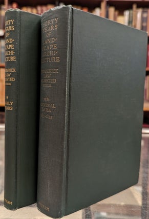 Item #102523 Forty Years of Landscape Architecture, 2 vol. Frederick Law Olmsted