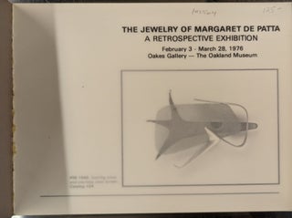 The Jewelry of Margaret de Patta: A Retrospective Exhibition