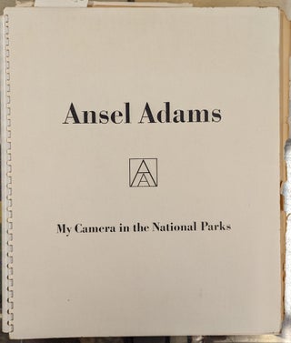 Item #102762 My Camera in the National Parks. Ansel Adams