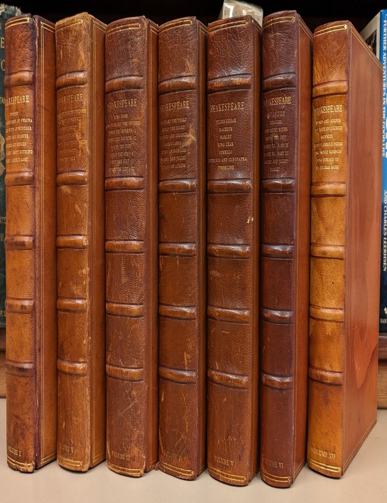Item #103010 The Works of Shakespeare, 7 vol. As is. William Shakespeare.