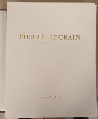 Pierre Legrain, Relieur: Repertoire Descriptif et Bibliographique de Mille Deux Cent Trente-Six Reliures