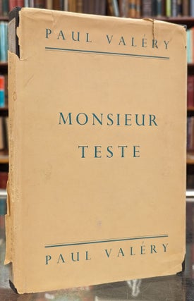 Item #103801 Monsieur Teste. Paul Valery
