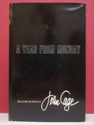 Item #104333 A Year from Monday (signed program included). John Cage