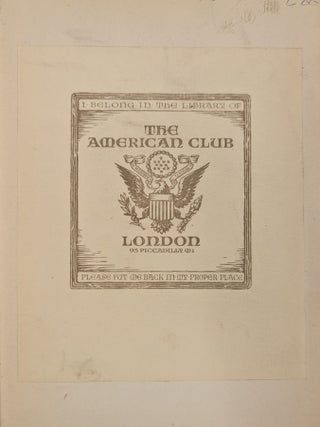The Clansman Autographed presentation copy to to the American Club Thomas DIXON, Jr&rsquo;s 1st Edition