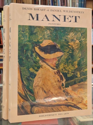 Item #104658 Edouard Manet, Catalogue Raisonne, 2 vol. Denis Rouart, Daniel Wildenstein