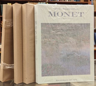 Item #104721 Claude Monet, Biographie et Catalogue Raisonne, 4vol. Daniel Wildenstein