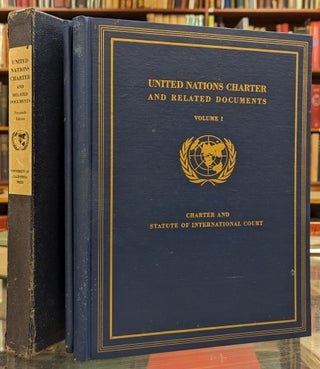 Item #104737 United Nations Charter and Related Documents, 2 vol