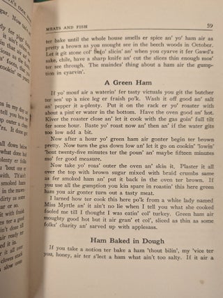 Miss Minerva's Cook Book: De Way to a Man's Heart
