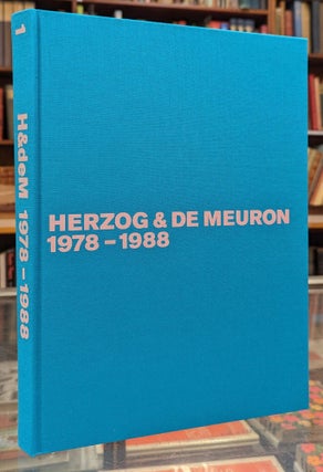 Item #105155 Herzog & De Meuron, 1978-1988 (The Complete Works, Volume 1). Gerhard Mack