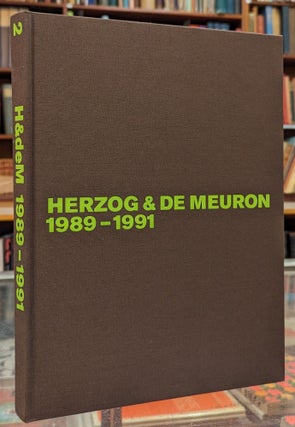 Item #105156 Herzog & De Meuron 1989-1991 (The Complete Works, Volume 2). Gerhard Mack