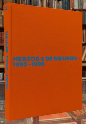 Item #105157 Herzog & De Meuron 1992-1996 (The Complete Works. Volume 3), 2nd Revised ed. Gerhard...
