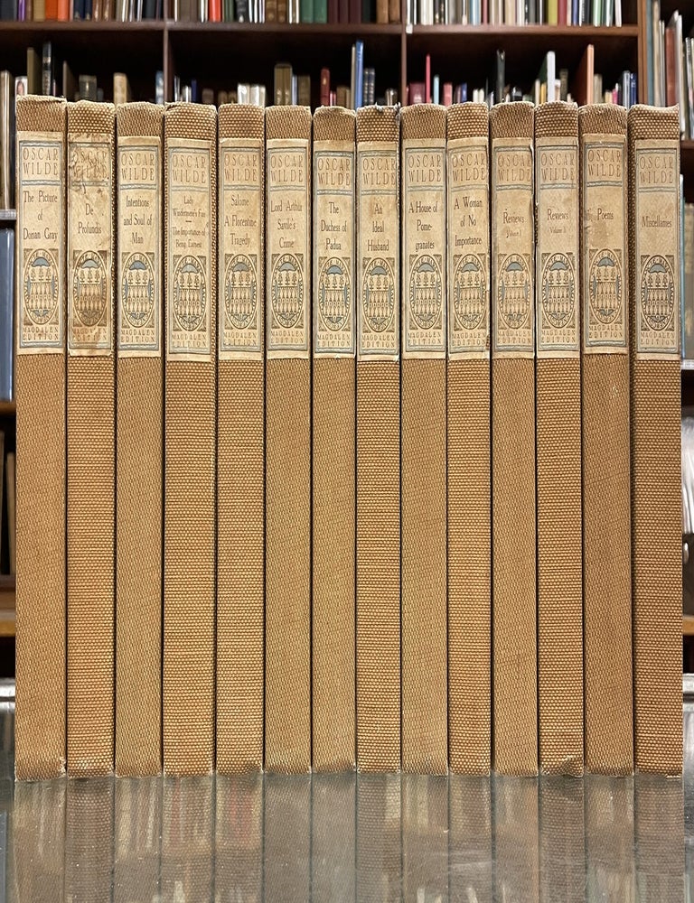 Item #105302 Oscar Wilde Works, 14 Vols. Oscar Wilde.