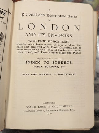 A Pictorial and Descriptive Guide to London and Its Environs