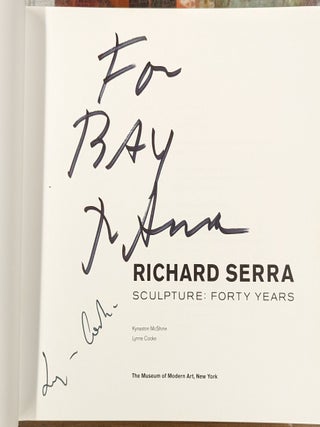Richard Serra, Sculpture: Forty Years