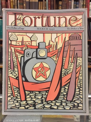 Item #105742 Fortune, March 1932. Ralph Ingersoll, Diego Rivera, cover illstr