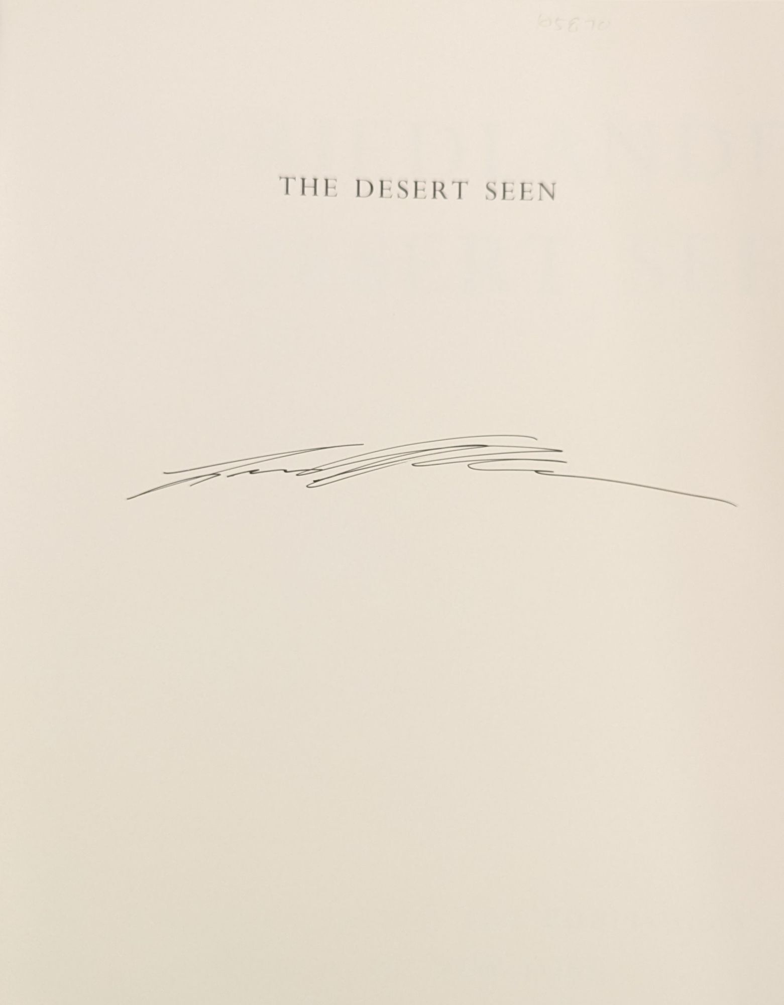 The Desert Seen | Lee Friedlander