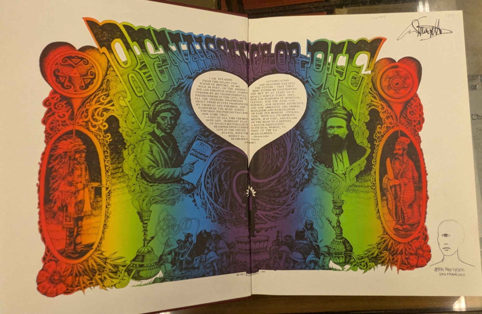 Signed The San Francisco Oracle Facsimile Edition: The Psychedelic ...