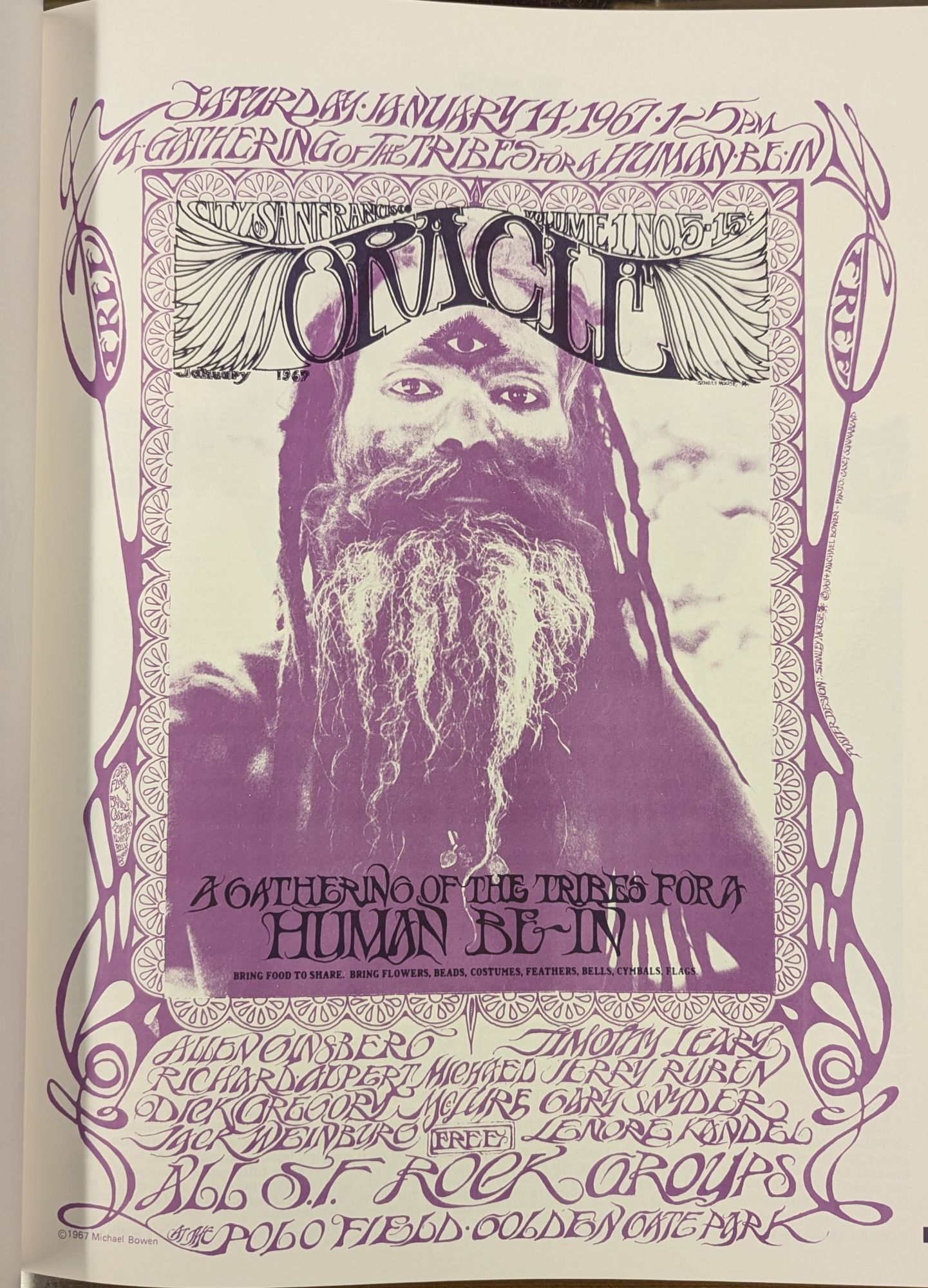 Haight Allen Signed The San Francisco Oracle Facsimile Edition: The Psychedelic ...