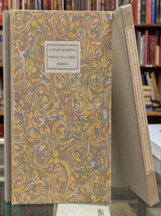 Item #106764 Conrad's Manifesto, Preface to a Career:The History of the Preface to The Nigger...