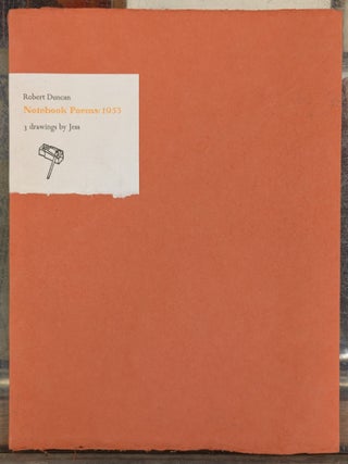 Item #106850 Notebook Poems: 1953. Robert Duncan