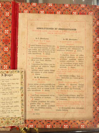 Brevarium Romanum ex Decreto Sacrosancti Concilii Tridentini Restitutum S. Pii V, Urbani VIII, et Leoni XIII auctoritate Recognitum