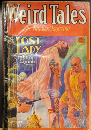Item #1070p Weird Tales: January, 1931. Weird Tales