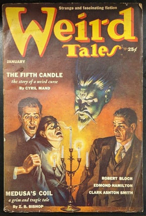 Item #1071p Weird Tales: January, 1940. Weird Tales