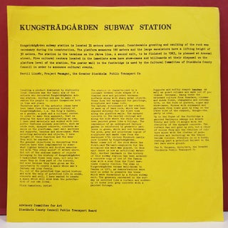 Stockholm Metro Ephemera