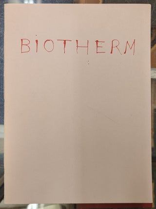 Item #109169 Biotherm (Announcement for publication). Jim Dine Frank O'Hara