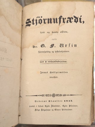 Stjornufraedi (Astronomy)