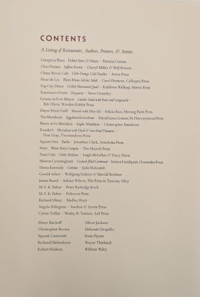 Aid & Comfort: The Artists Portfolio