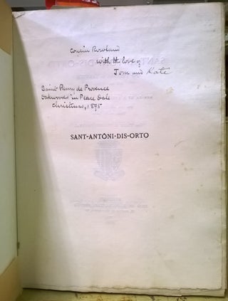Sant-Antoni-dis-Orto / Saint Antonio of the Gardens
