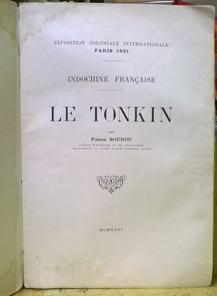 Indochine Francaise: Le Tonkin