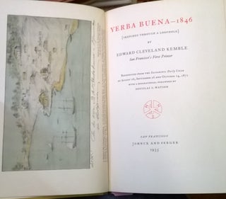 Yerba Buena-- 1846 (Sketched Through a Loophole)
