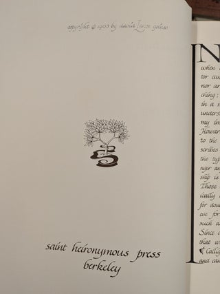 An Introduction to the Elements of Calligraphy