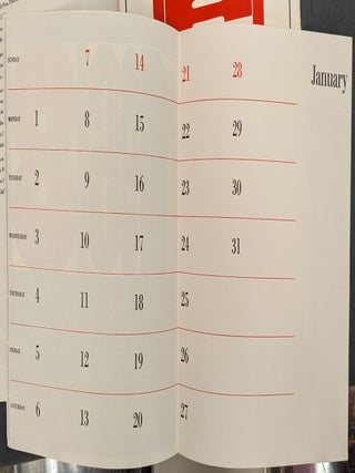 Adlib Calendar 1968 (Keepsake 12)