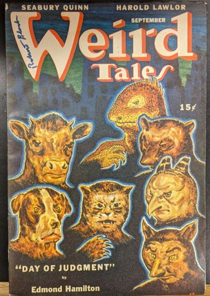 Item #1114p Weird Tales: September, 1946. Weird Tales